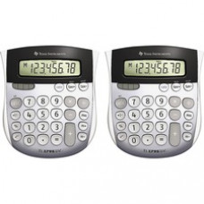 Texas Instruments TI-1795SV SuperView Calculators - Dual Power, Angled Display, Sign Change - 8 Digits - LCD - Battery/Solar Powered - 1