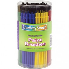 Creativity Street Canister of Paint Brushes - 144 Brush(es) Plastic