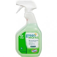 Clorox Commercial Solutions Green Works All Purpose Cleaner - Spray - 32 fl oz (1 quart) - 216 / Bundle - Green