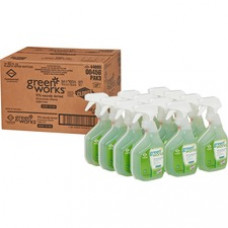 Green Works All-Purpose Cleaner Spray - Spray - 0.25 gal (32 fl oz) - 12 / Carton