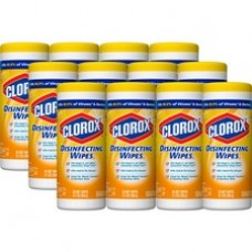 Clorox Bleach-Free Scented Disinfecting Wipes - Ready-To-Use Wipe - Crisp Lemon Scent - 8