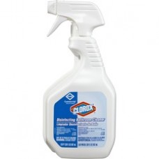 Clorox Commercial Solutions Disinfecting Bathroom Cleaner with Bleach - Spray - 30 fl oz (0.9 quart) - 216 / Bundle - White