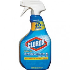 Clorox Clean-Up All Purpose Cleaner with Bleach - Spray - 32 fl oz (1 quart) - Rain Clean Scent - 9 / Carton - Multi