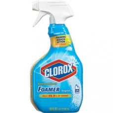 Clorox Disinfecting Bathroom Foamer with Bleach - Original - Spray - 30 fl oz (0.9 quart) - 1 Each - Clear