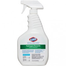 Clorox Healthcare Hydrogen Peroxide Cleaner Disinfectant Spray - Liquid - 32 fl oz (1 quart) - 216 / Bundle - Clear