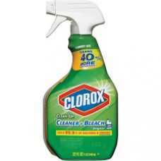 Clorox Clean-Up All Purpose Cleaner with Bleach - Spray - 32 fl oz (1 quart) - Original Scent - 9 / Carton - Multi