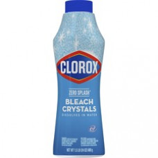 Clorox Zero Splash Bleach Crystals - 24 oz (1.50 lb) - Regular Scent - 1 Each - Blue