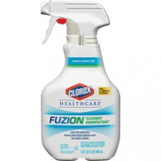 Clorox Healthcare Fuzion Cleaner Disinfectant - Ready-To-Use Spray - 0.25 gal (32 fl oz) - Bottle - 1 Each - Translucent