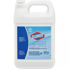 CloroxPro™ Anywhere Daily Disinfectant and Sanitizing Bottle - Liquid - 128 fl oz (4 quart) - 4 / Carton - Translucent