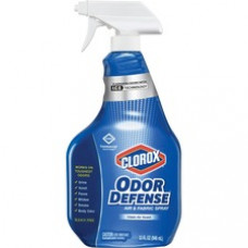 CloroxPro™ Clorox Odor Defense Air and Fabric Spray - Spray - 32 fl oz (1 quart) - Clean Air Scent - 1 Each - Clear