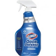 CloroxPro™ Odor Defense Air and Fabric Spray - Spray - 32 fl oz (1 quart) - Clean Air - 216 / Bundle - Long Lasting, Bleach-free