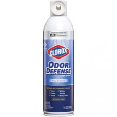 CloroxPro™ Odor Defense Aerosol - Aerosol - 14 fl oz (0.4 quart) - Clean Air - 456 / Bundle - Odor Neutralizer, Long Lasting, Bleach-free