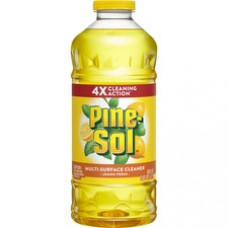 Pine-Sol All Purpose Cleaner - Concentrate Liquid - 60 fl oz (1.9 quart) - Lemon Fresh Scent - 192 / Bundle - Yellow