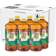 Pine-Sol Multi-Surface Cleaner - Liquid - 0.47 gal (60 fl oz) - Pine Scent - 6 / Carton - Amber