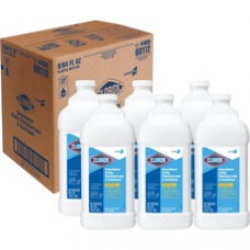 CloroxPro™ Anywhere Daily Disinfectant & Sanitizer - Liquid - 64 fl oz (2 quart) - Bottle - 6 / Carton - White