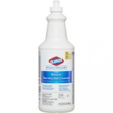 Clorox Healthcare Bleach Germicidal Cleaner - Liquid - 0.25 gal (32 fl oz) - 1 Each - White