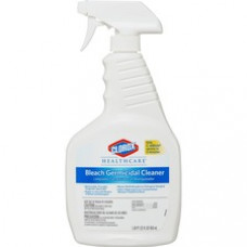 Clorox Healthcare Bleach Germicidal Cleaner - Ready-To-Use Spray - 0.17 gal (22 fl oz) - Bottle - 1 Each - Clear