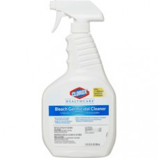 Clorox Healthcare Bleach Germicidal Cleaner - Ready-To-Use Spray - 32 fl oz (1 quart) - 360 / Pallet - White