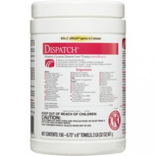 Dispatch Hospital Cleaner Towels with Bleach - Ready-To-Use Towel - 32 oz (2 lb)6.75