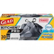 Glad ForceFlexPlus X-Large Kitchen Drawstring Bags - Fresh Clean with Febreze Freshness - Large Size - 20 gal Capacity - 24.02
