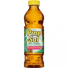 Pine-Sol Original Multi-Surface Cleaner - 0.19 gal (24 fl oz) - Original Scent - 12 / Carton - Amber