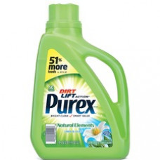 Purex Natural Elements Liquid Detergent - Liquid - 0.59 gal (75 fl oz) - Linen, Lilies Scent - 1 Each - Blue