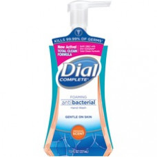 Dial Complete Foaming Hand Wash - 7.5 fl oz (221.8 mL) - Pump Bottle Dispenser - Kill Germs - Hand - Amber - Hypoallergenic - 8 / Carton