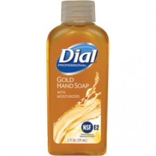 Dial Original Gold Antimicrobial Liquid Soap - 2 fl oz (59.1 mL) - Kill Germs - Hand - Orange - Antimicrobial - 48 / Carton