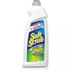 Dial Soft Scrub Bleach Cleanser Liquid - 36 fl oz (1.1 quart) - 6 / Carton - White
