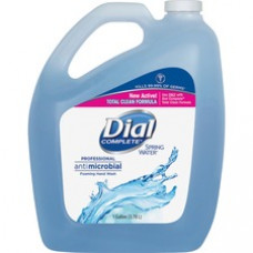 Dial Professional Foaming Hand Wash - Spring Water Scent - 1 gal (3.8 L) - Kill Germs - Hand - Blue - 1 Each
