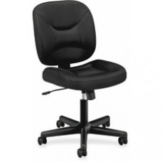 HON ValuTask Low-Back Task Chair - Mesh Black Seat - Black Frame - 5-star Base - Black - 19.75