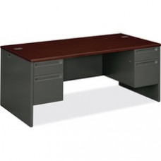 HON 38000 Series Double Pedestal Desk - 72
