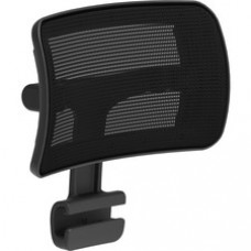 HON 4-Way Stretch Mesh Headrest - Black - 1 Each