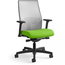 HON Ignition 2.0 Chair - Pear Fabric Seat - Fog Mesh Back - Black Frame - Mid Back - Pear