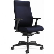 HON Ignition 2.0 Chair - Navy Seat - Navy Fabric Back - Black Frame - Mid Back - Navy