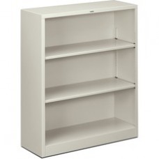 HON Brigade 3-Shelf Steel Bookcase - 34.5