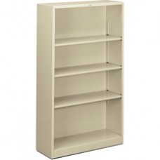 HON Brigade 4-Shelf Steel Bookcase - 59