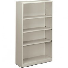 HON Brigade 4-Shelf Steel Bookcase - 34.5