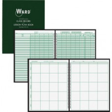 Ward Combo Teacher's Record/Planning Book - Wire Bound - 8 1/2