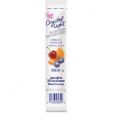 Crystal Light On-The-Go Fruit Punch Mix Sticks - Fruit Punch Flavor - 0.16 oz - Stick - 30 / Box