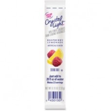 Crystal Light On-The-Go Raspberry Lemonade Mix Sticks - Raspberry Lemonade Flavor - 0.16 oz - Stick - 30 / Box