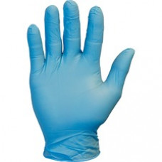 Safety Zone Powder Free Blue Nitrile Gloves - Large Size - Nitrile - Blue - Powder-free, Comfortable, Allergen-free, Silicone-free, Latex-free - For Cleaning, Dishwashing, Food, Janitorial Use, Painting, Pet Care - 100 / Box