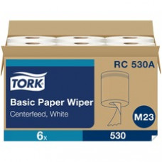 Torke Universal Centerfeed Hand Towels - 2 Ply - White - Centrefeed, Absorbent, Hygienic - For Hand, Kitchen, Workshop - 6 / Carton