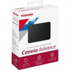 Toshiba Canvio Advance HDTCA10XK3AA 1 TB Portable Hard Drive - External - Black - USB 3.0