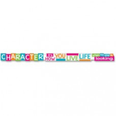 Trend Character It's How You Live Message Banner - 10 ft Width - Multicolor