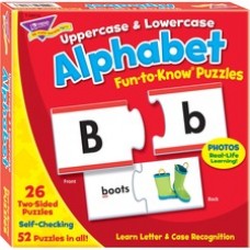 Trend Upper/Lowercase Alphabet Puzzle Set - 3+52 Piece