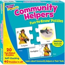 Trend Community Helpers Alphabet Puzzle Set - 3+40 Piece