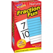 Trend Fraction Fun Flash Cards - Educational