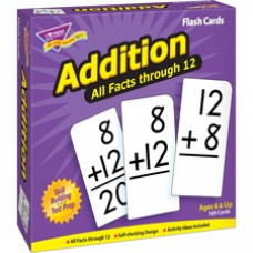 Trend Addition all facts through 12 Flash Cards - Theme/Subject: Learning - Skill Learning: Addition - 169 Pieces - 6+
