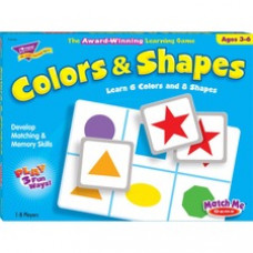 Trend Colors/Shapes Match Me Learning Game - Educational - 1 to 8 Players - 1 Each